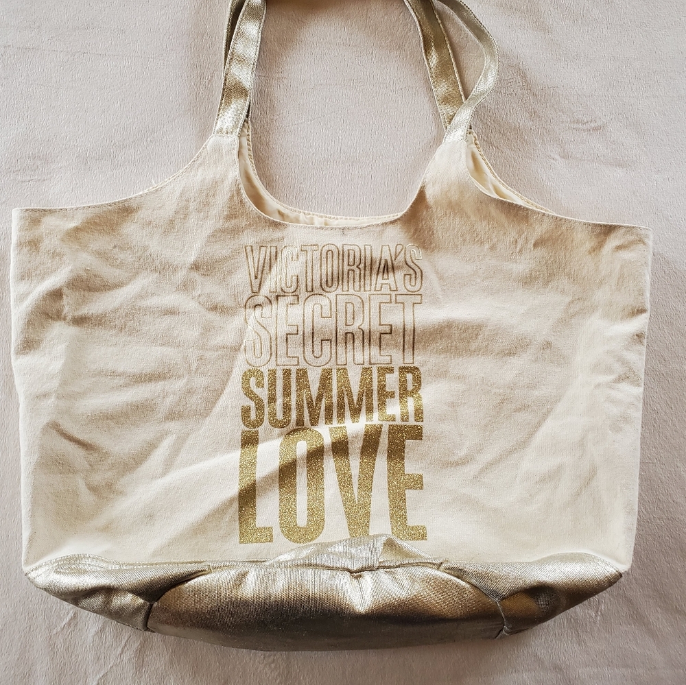 Victoria's Secret Canvas Beach Bag